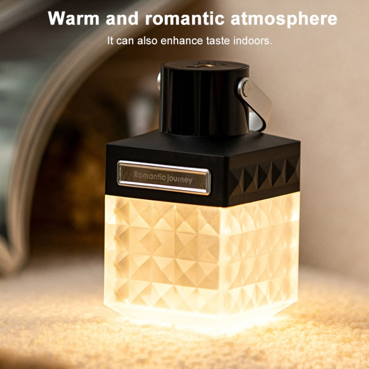 Outdoor Portable LED Camping Light Rechargeable Emergency Light(Black)