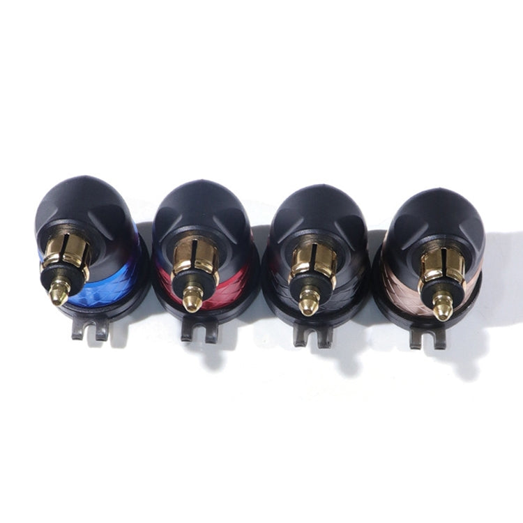 German EU Plug Special Motorcycle Elbow Charger Dual USB Voltmeter 4.2A Charger, Shell Color:Red(Green Light)