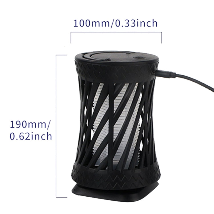 Household UV Light Touch Mosquito Repellent Lamp, Rechargeable(Black)