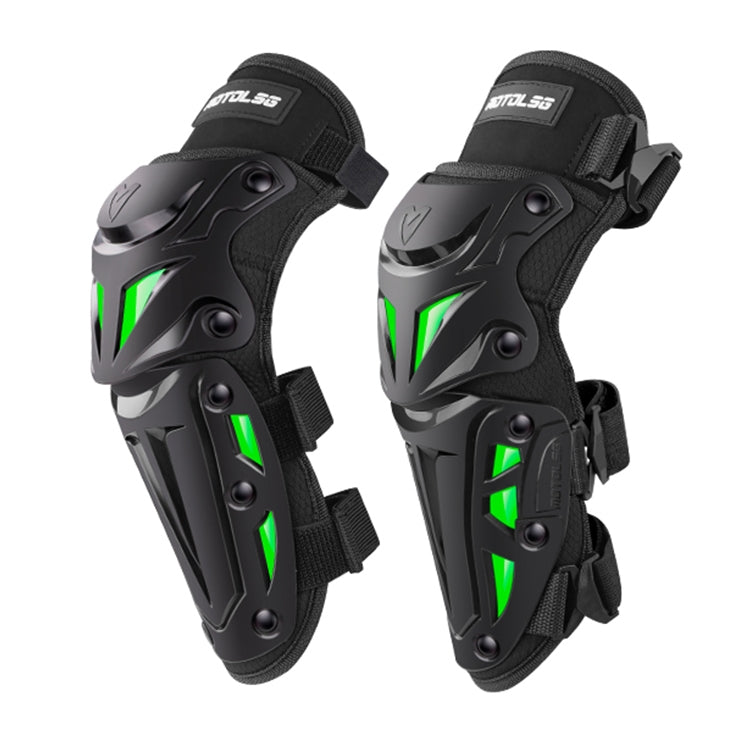 Motolsg MT-05 Motorcycle Bicycle Riding Protective Gear 2 in 1 Elbow Pads(Green)