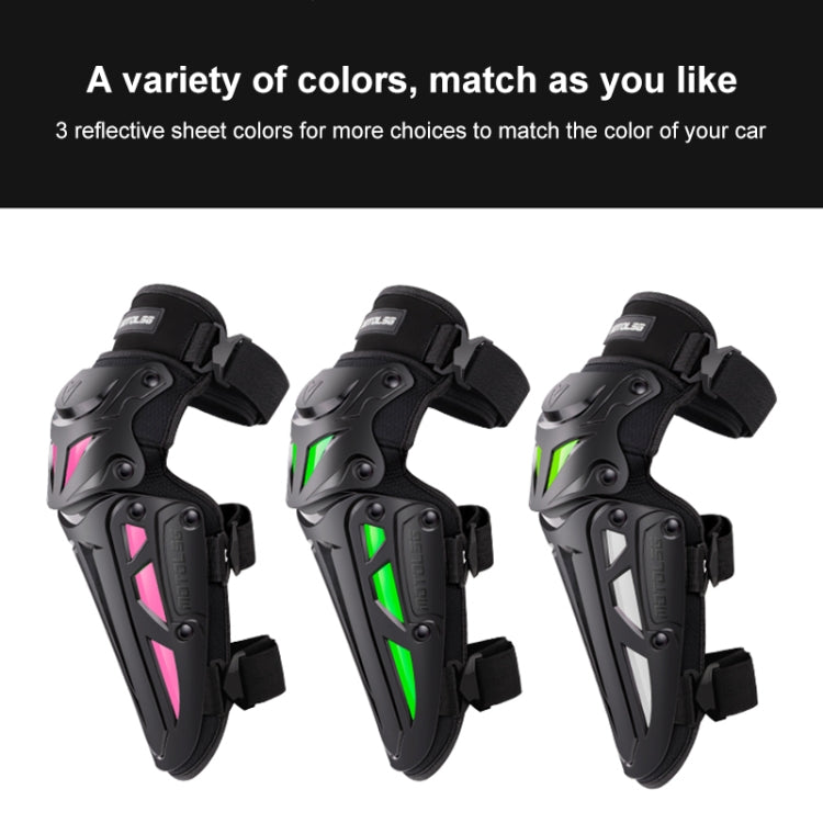 Motolsg MT-05 Motorcycle Bicycle Riding Protective Gear 2 in 1 Knee Pads(Pink)