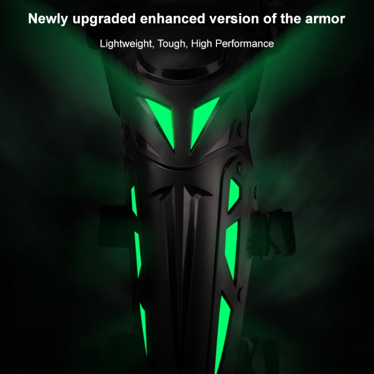Motolsg MT-05 Motorcycle Bicycle Riding Protective Gear 2 in 1 Knee Pads(Green)