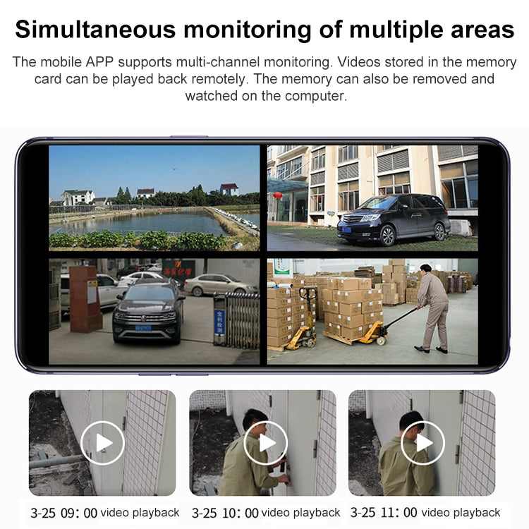 DF-3HBJ 8MP HD IP66 Waterproof Outdoor WiFi IP Camera Support  HD Night Vision, Plug:UK Plug