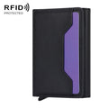 Anti Theft Brush Card Bag, Size:10x6x3cm(Black)