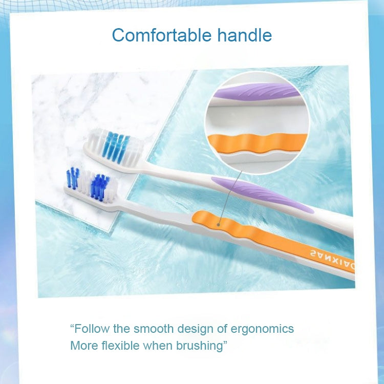 SANXIAO Deep Cleansing Soft Toothbrush / pc Random Color