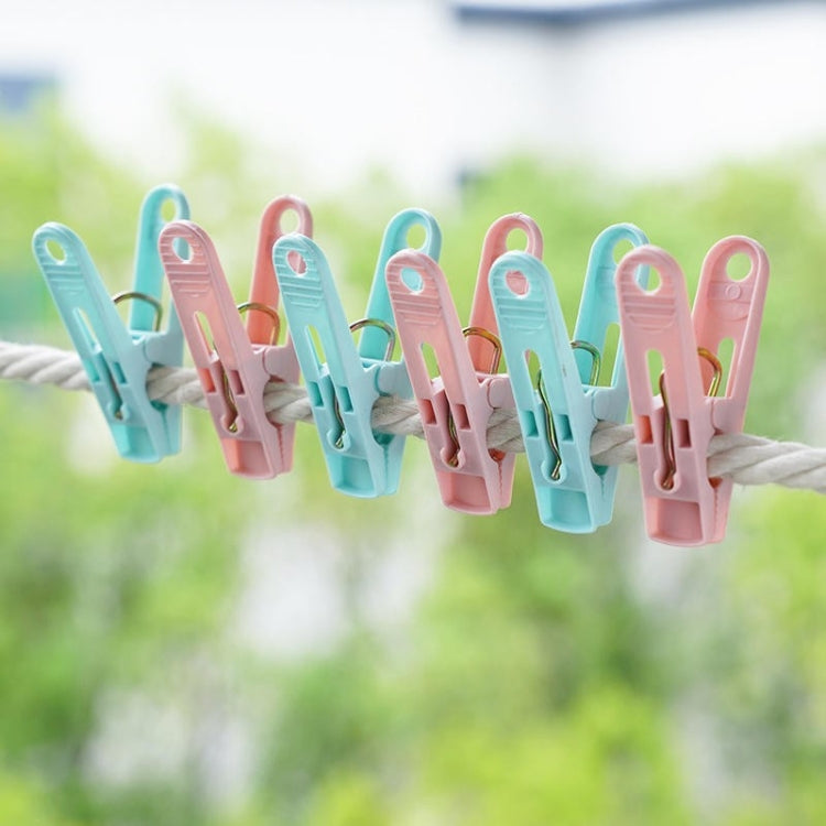 Multifunctional Clothespin Household Plastic Basket Sock Clip 30 / Box Random Color