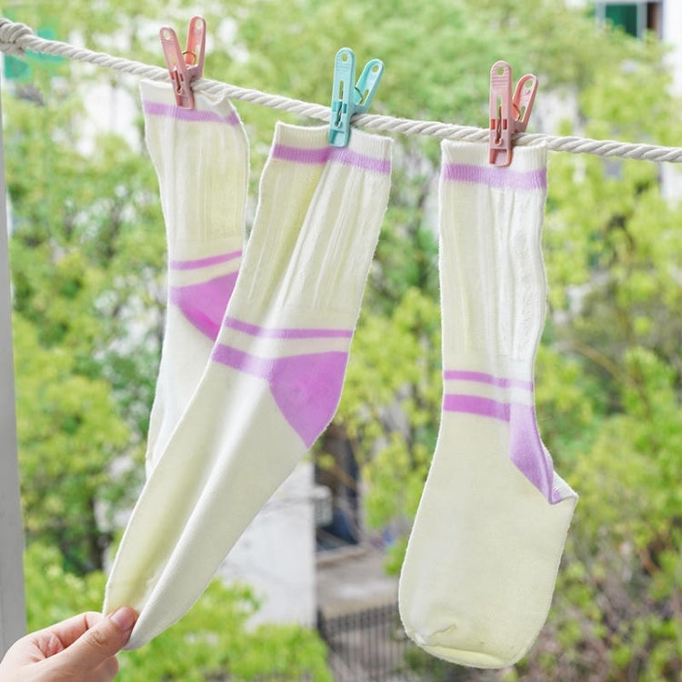 Multifunctional Clothespin Household Plastic Basket Sock Clip 30 / Box Random Color