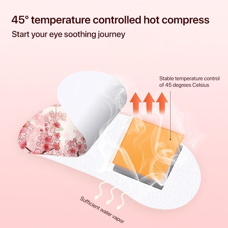 DisposableRelieve eye Fatigue Heated Steam Eye Mask 10 / Box(Cherry Blossoms)