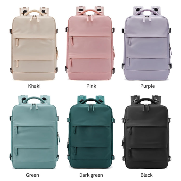Outdoor Travel Large Capacity Shoulders Bag Laptop Backpack(Army Green)
