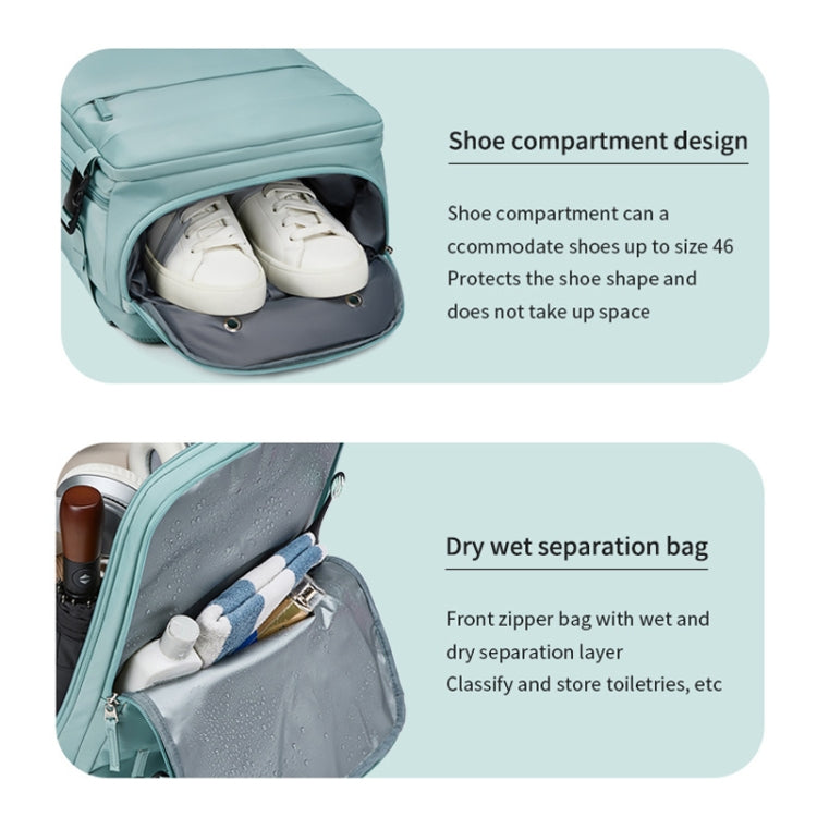 Outdoor Travel Large Capacity Shoulders Bag Laptop Backpack(Pink)