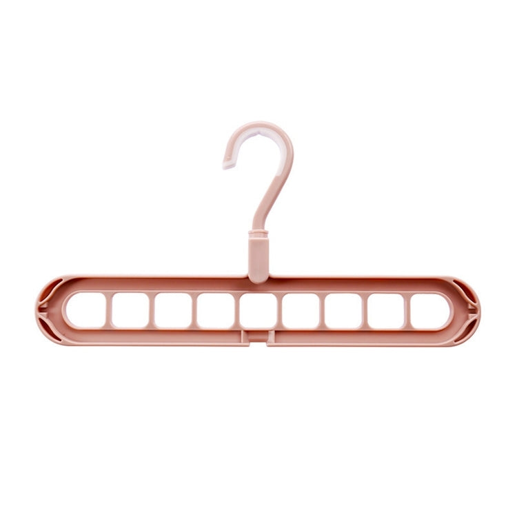 Multifunctional Magic Nine-hole Clothes Hanger Random Color