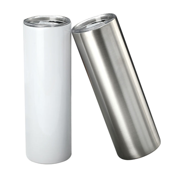 20OZ Double Layer 304 Stainless Steel Car Straight Thermos Cup(Natural Color)