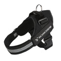 Pet Dog Anti Sprint Oxford Cloth K9 Chest Strap Traction Rope Strap, Size:L for 23-30kg(Black)