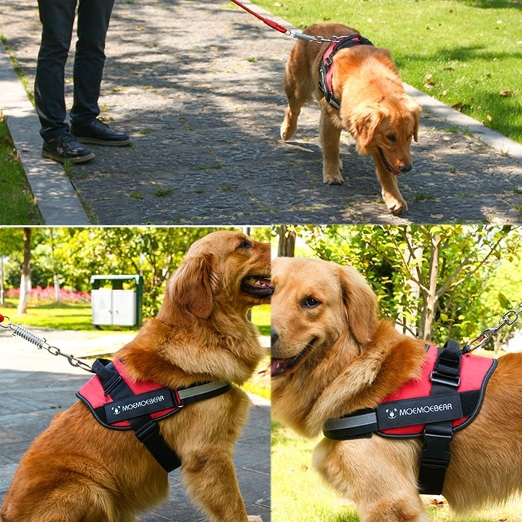 Pet Dog Anti Sprint Oxford Cloth K9 Chest Strap Traction Rope Strap, Size:S for 6-14kg(Blue)