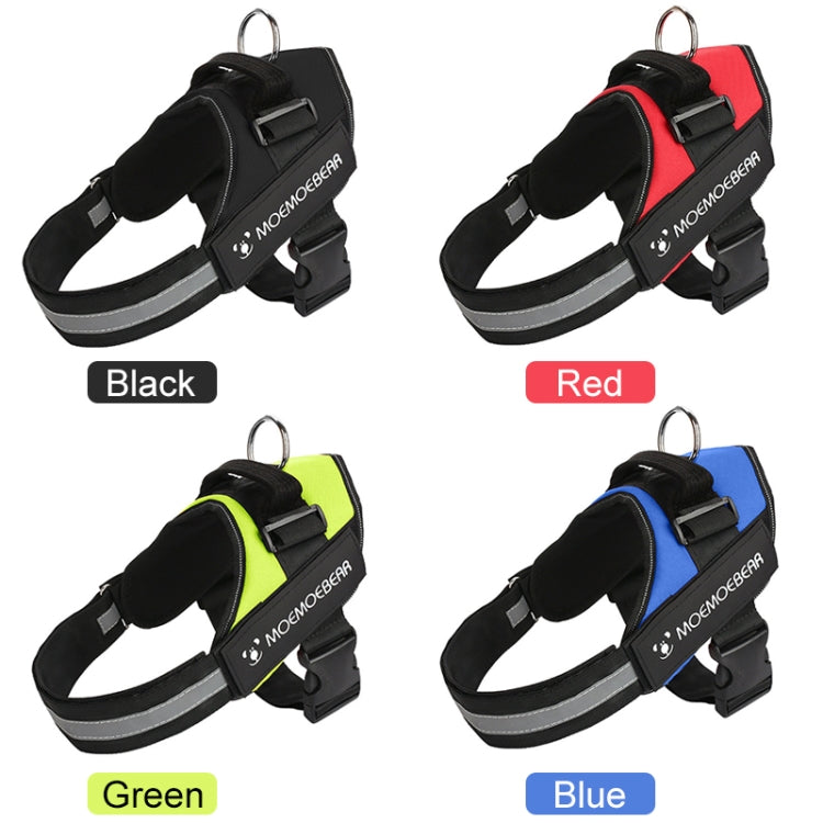 Pet Dog Anti Sprint Oxford Cloth K9 Chest Strap Traction Rope Strap, Size:M for 13-23kg(Black)