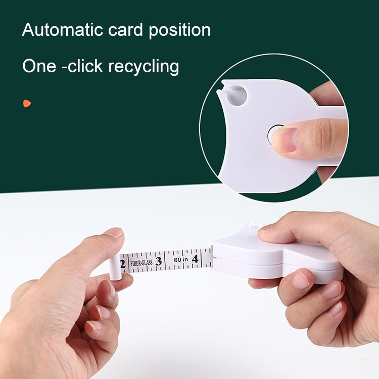 Automatic Precision Waist Measurement Ruler Random Color