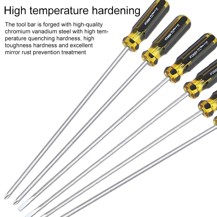 Extended Screwdriver 12 inch Cross-shaped Screwdriver Special Long Magnetic Sewing Machine Machine Repair Screwdriver(Cross)