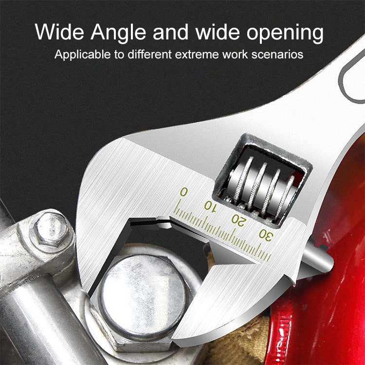 Adjustable Wrench Overall Quenched Finely Polished Chrome Plated Manual Huhui Adjustable Wrench Handle 8 inch