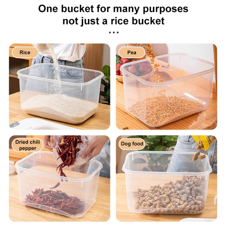 Pull-top Rice Bucket Sealed Insect-proof and Moisture-proof Food Storage Box, Random Color Delivery, Size:Large 12.5kg Capacity