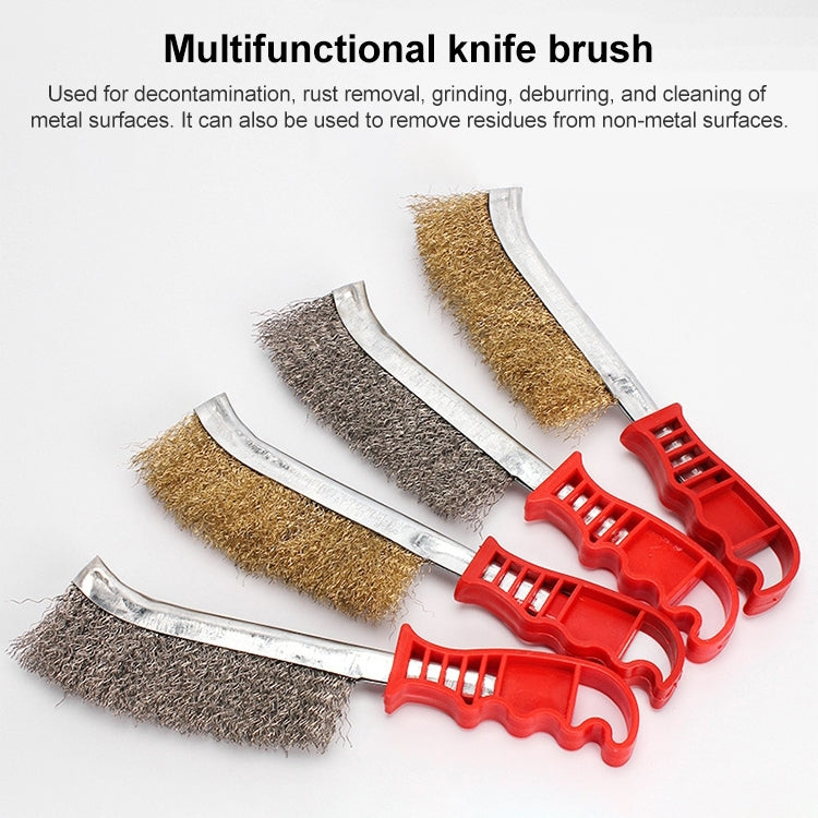 BBQ Grill Wire Cleaning Brush with Handle Stainless Steel