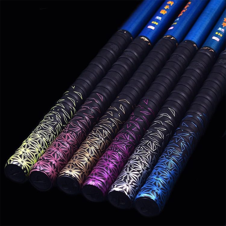 GUANGYU 1.8m Gradient Colorful Handle Strap Keel Hand Glue Thickened Anti-slip Sweat-absorbent Fishing Rod Glue Random Color
