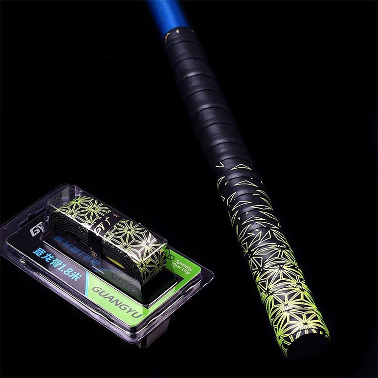 GUANGYU 1.8m Gradient Colorful Handle Strap Keel Hand Glue Thickened Anti-slip Sweat-absorbent Fishing Rod Glue Random Color