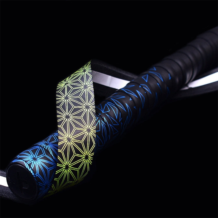 GUANGYU 1.8m Gradient Colorful Handle Strap Keel Hand Glue Thickened Anti-slip Sweat-absorbent Fishing Rod Glue Random Color