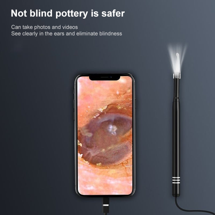 AN108 3 in 1 Smart HD 5.5mm Lens Visual Earpick Not Compatible With Some Phones (Random Color)