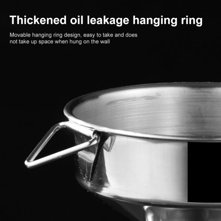 18cm Stainless Steel Conical Small Funnel Oil Leak Wine Leak Kitchen Oil Pourer