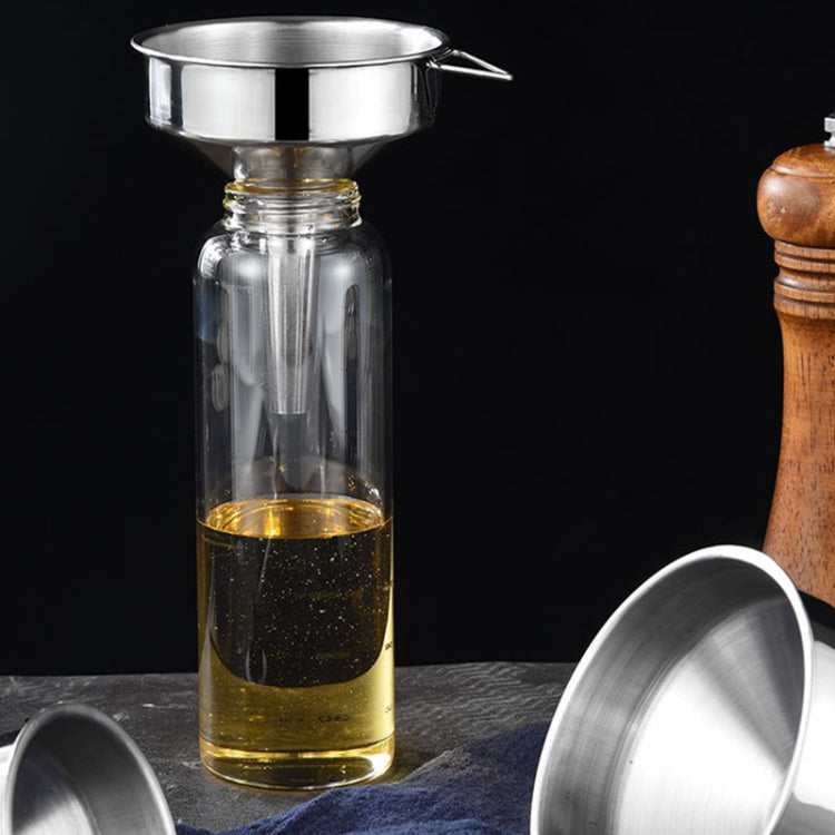 18cm Stainless Steel Conical Small Funnel Oil Leak Wine Leak Kitchen Oil Pourer
