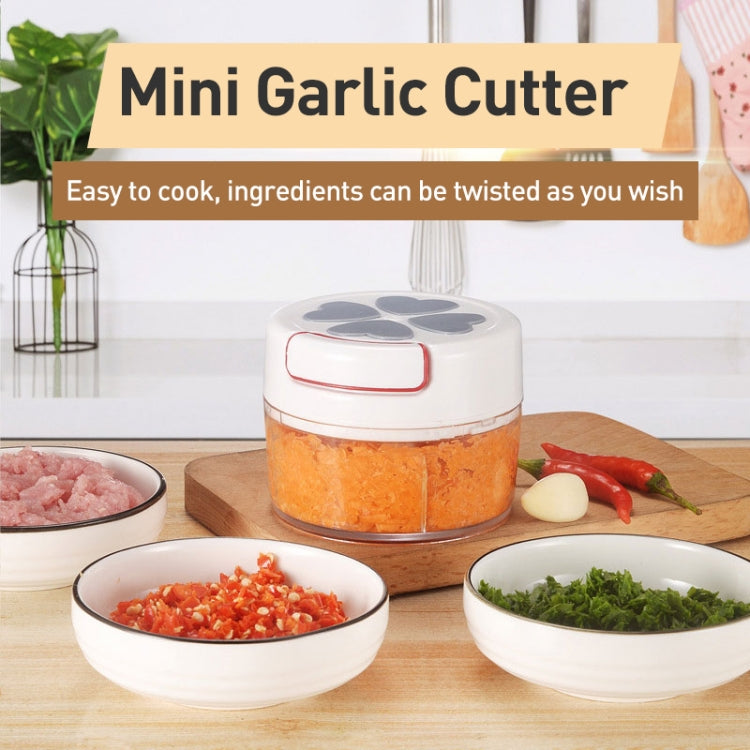Household Multi-function Kitchen Garlic Device Manual Pull Pounding Garlic(Random Color Delivery)