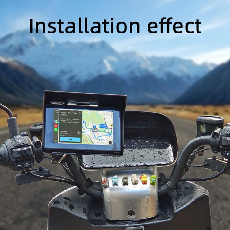 B5350 Motorcycles Portable MP5 Waterproof IP65 5 inch Wireless Carplay GPS Navigator