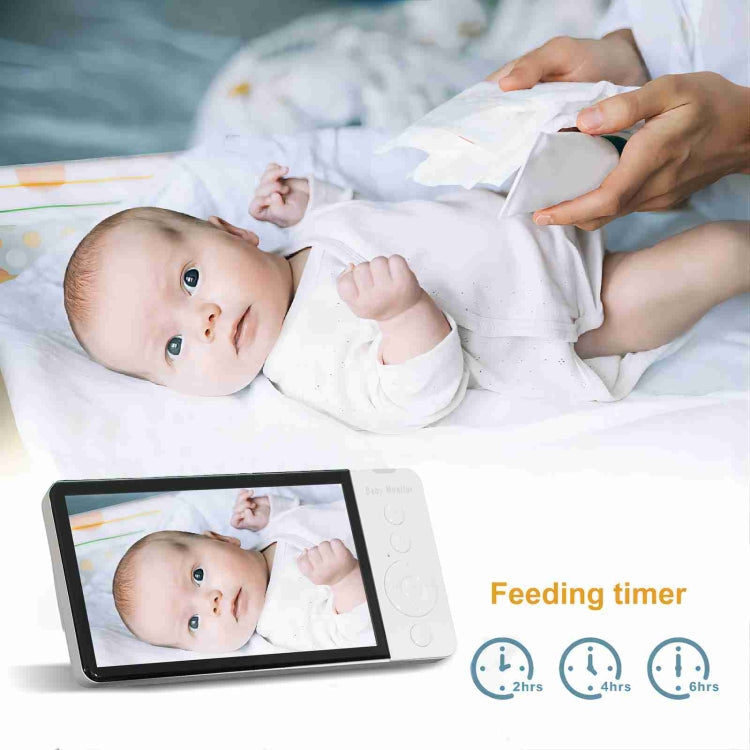 ABM700 5 inch Wireless Video Night Vision Baby Monitor Security Camera(US Plug)