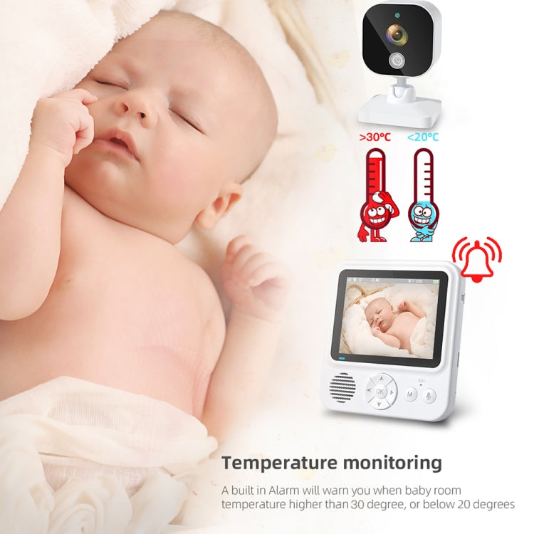 ABM900 2.8 inch Wireless Video Night Vision Baby Monitor Security Camera(EU Plug)