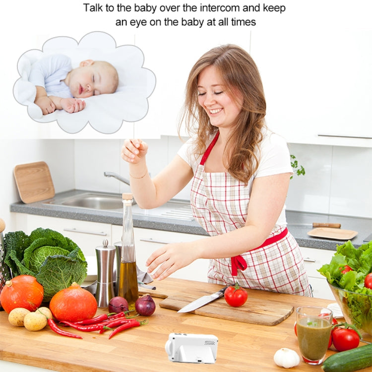 YE10-C3 2.8 inch 2.4G Wireless Video Night Vision Baby Monitor Security Camera(US Plug)