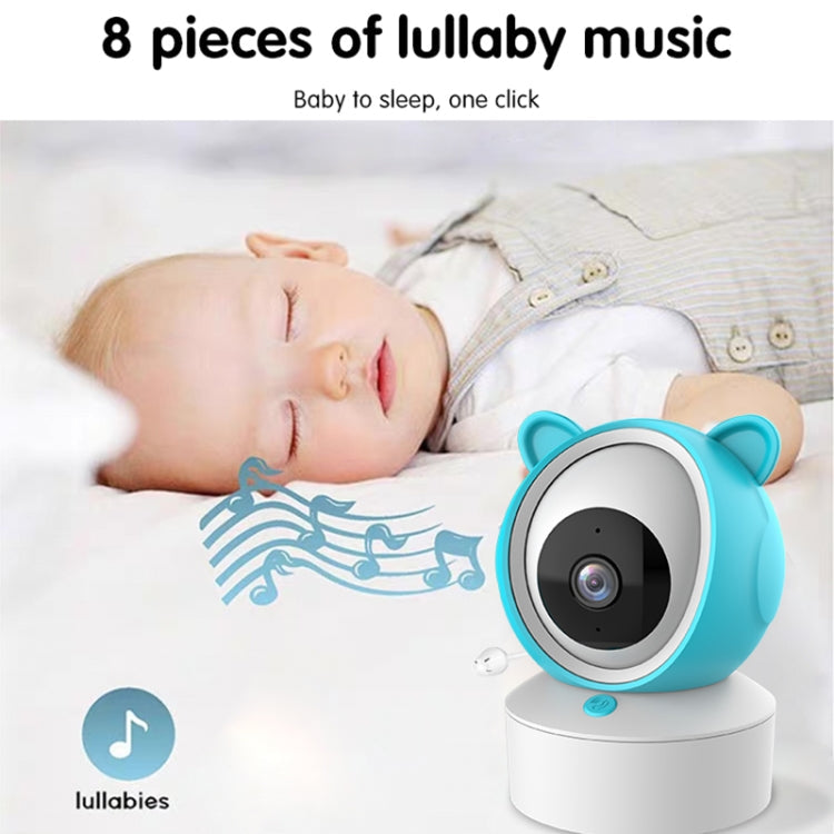 YE9-C1 5 inch Dual Mode 2.4G + 915M Video Night Vision Baby Monitor Security Camera(EU Plug)