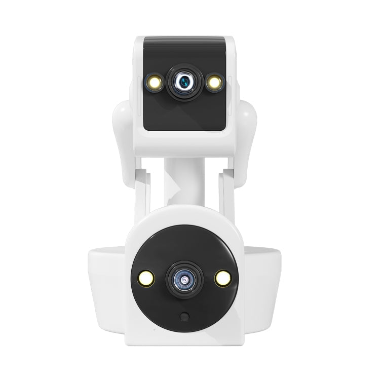 ESCAM PT212 4MP Dual Lens Robot Dog WiFi Camera Supports Cloud Storage/Two-way Audio/Night Vision, Specification:EU Plug