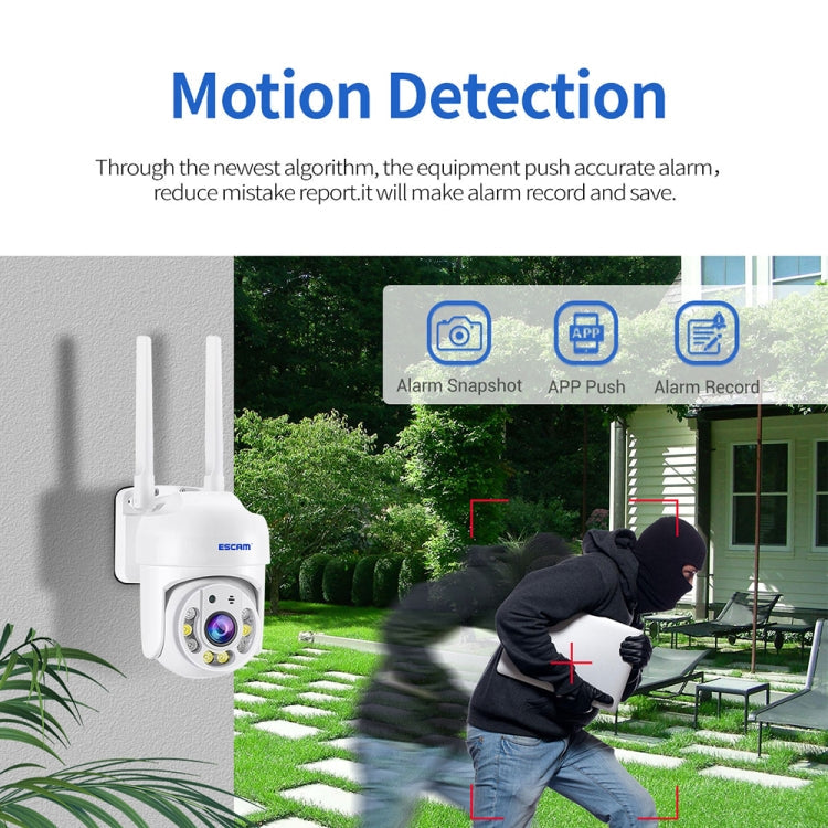 ESCAM TV114 4MP WiFi Camera Support Two-Way Voice & Night Vision & Motion Detection, Specification:UK Plug