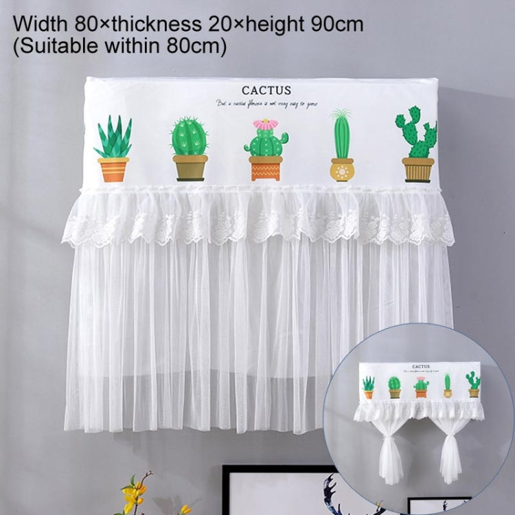 Do Not Take Dust-proof And Anti Direct Blowing Simple Wind Hanging Machine Air Conditioner Moon Cover, Size:Width 80 × Thickness 20 × Height 90cm(Small Pot)