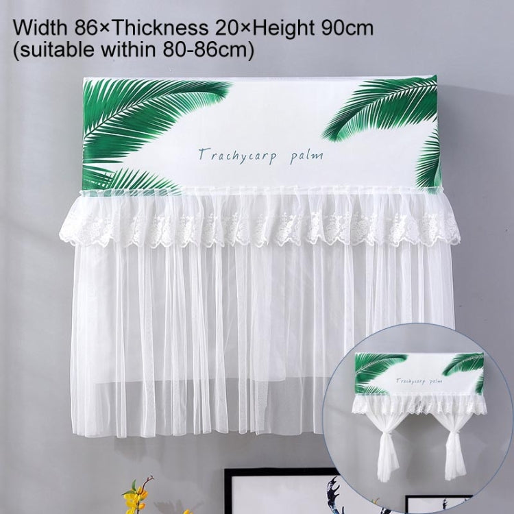 Do Not Take Dust-proof And Anti Direct Blowing Simple Wind Hanging Machine Air Conditioner Moon Cover, Size:Width 86 × Thickness 20 × Height 90cm(Plantain Leaves)