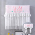 Do Not Take Dust-proof And Anti Direct Blowing Simple Wind Hanging Machine Air Conditioner Moon Cover, Size:Width 86 × Thickness 20 × Height 90cm(Pink Chinchilla)