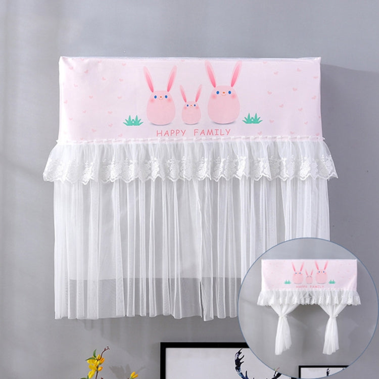 Do Not Take Dust-proof And Anti Direct Blowing Simple Wind Hanging Machine Air Conditioner Moon Cover, Size:Width 86 × Thickness 20 × Height 90cm(Pink Chinchilla)