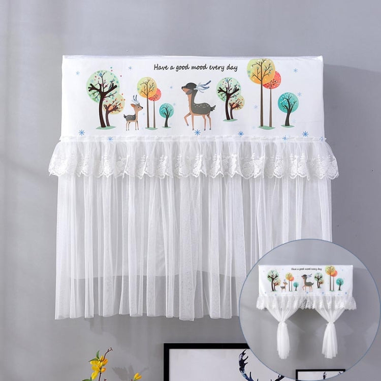 Do Not Take Dust-proof And Anti Direct Blowing Simple Wind Hanging Machine Air Conditioner Moon Cover, Size:Width 86 × Thickness 20 × Height 90cm(Cartoon Deer)