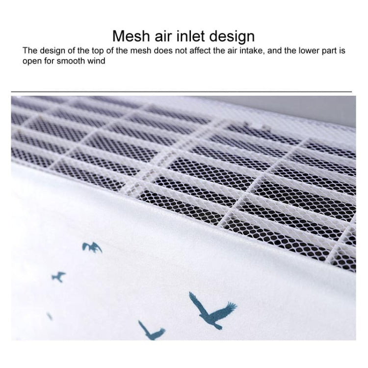 Do Not Take Dust-proof And Anti Direct Blowing Simple Wind Hanging Machine Air Conditioner Moon Cover, Size:Width 86 × Thickness 20 × Height 90cm(Cartoon Deer)