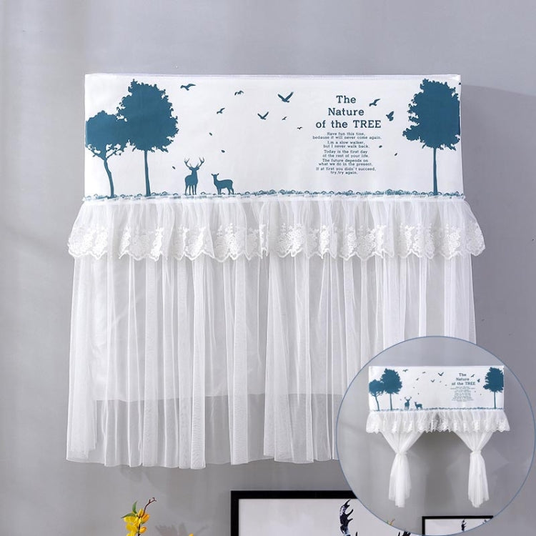 Do Not Take Dust-proof And Anti Direct Blowing Simple Wind Hanging Machine Air Conditioner Moon Cover, Size:Width 86 × Thickness 20 × Height 90cm(Shadow Of The Trees)