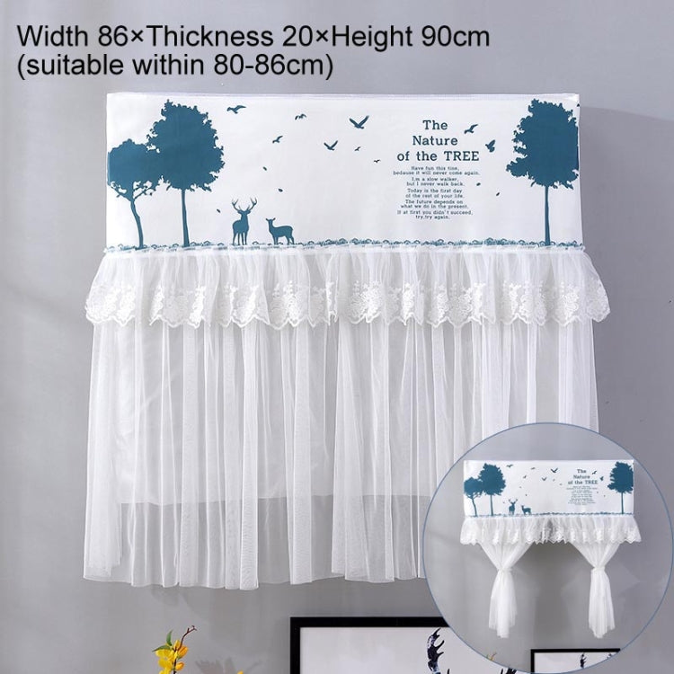 Do Not Take Dust-proof And Anti Direct Blowing Simple Wind Hanging Machine Air Conditioner Moon Cover, Size:Width 86 × Thickness 20 × Height 90cm(Shadow Of The Trees)