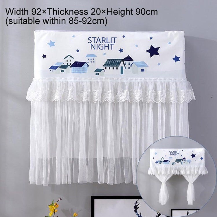 Do Not Take Dust-proof And Anti Direct Blowing Simple Wind Hanging Machine Air Conditioner Moon Cover, Size:Width 92 × Thickness 20 × Height 90cm(Clusters Of Stars)