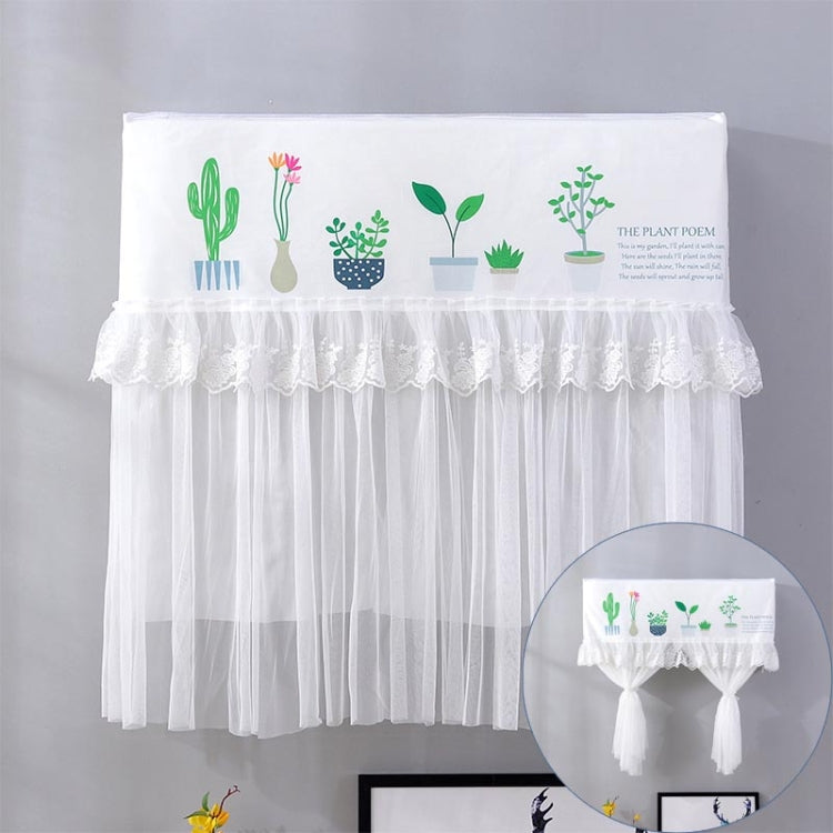 Do Not Take Dust-proof And Anti Direct Blowing Simple Wind Hanging Machine Air Conditioner Moon Cover, Size:Width 92 × Thickness 20 × Height 90cm(Flowerpot)