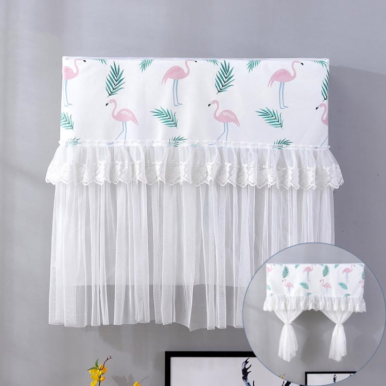 Do Not Take Dust-proof And Anti Direct Blowing Simple Wind Hanging Machine Air Conditioner Moon Cover, Size:Width 98 × Thickness 20 × Height 90cm(Flamingo)