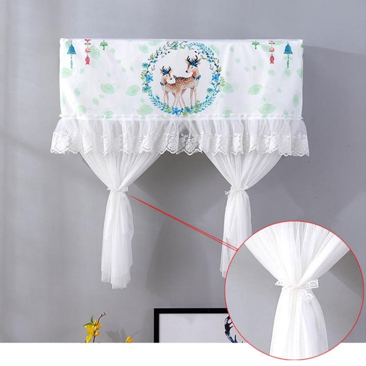 Do Not Take Dust-proof And Anti Direct Blowing Simple Wind Hanging Machine Air Conditioner Moon Cover, Size:Width 98 × Thickness 20 × Height 90cm(Cartoon Deer)